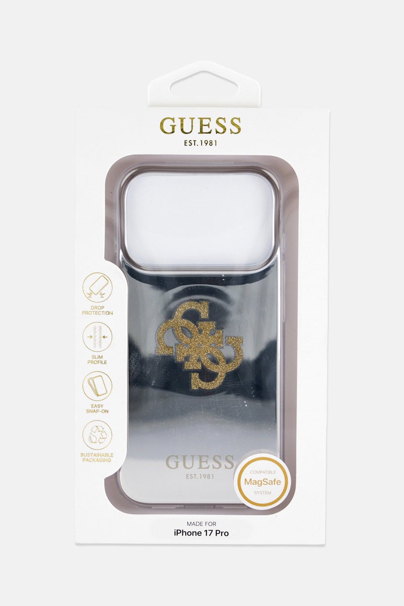 GUESS iPhone 17 Pro MagSafe Mirror Case, Gold - Image 1